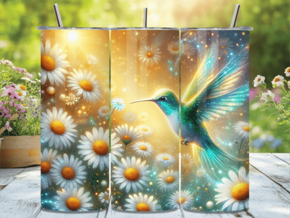 Download Colorful Garden Bird Tumbler Wrap - Premium Resources