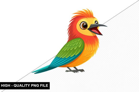 Download Funny Tropical Bird Clipart Design - Premium Resources