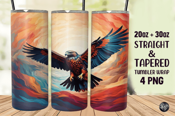 Download Colorful Bird Flying Tumbler Wrap 20oz - Premium Resources